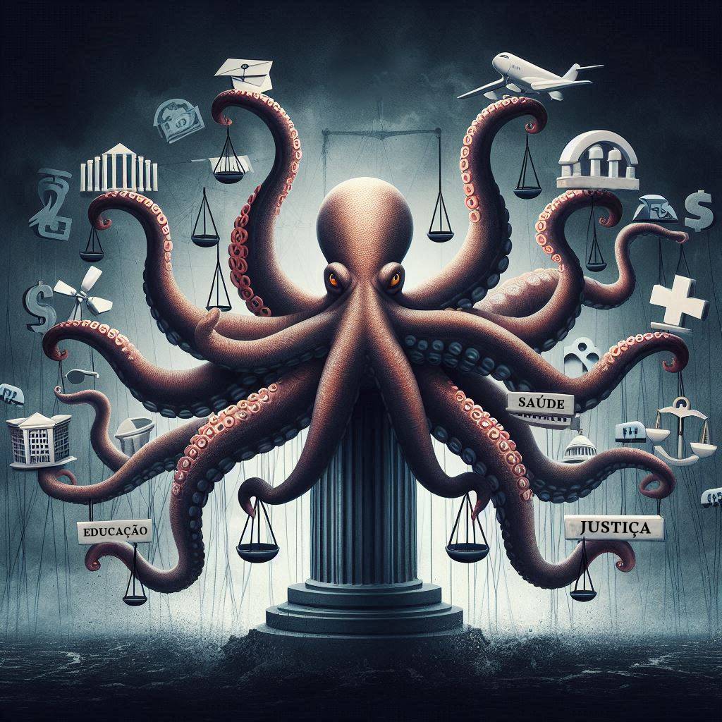 O polvo da corrupção que sufoca a sociedade