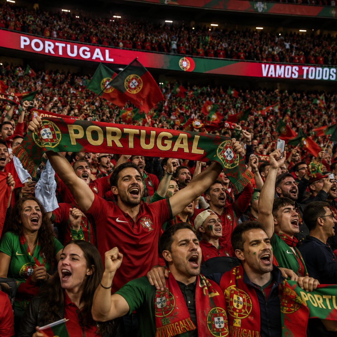 O país para quando a Seleção Nacional entra em campo